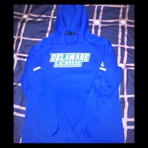 Adidas UD Blue Hens LAX Hooded Fleece